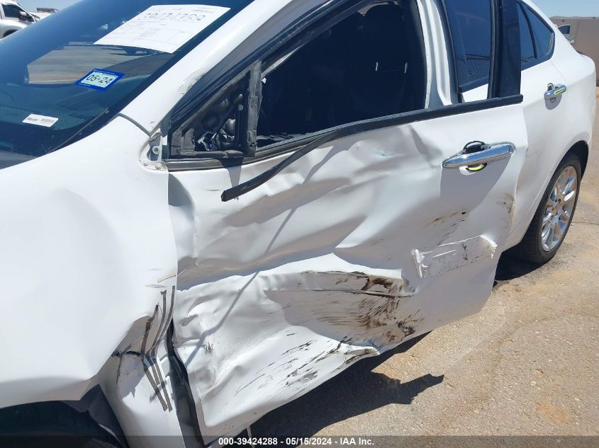 2013 Dodge Dart Limited VIN: 1C3CDFCA7DD118106 Lot: 39424288