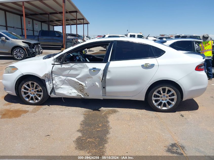 2013 Dodge Dart Limited VIN: 1C3CDFCA7DD118106 Lot: 39424288