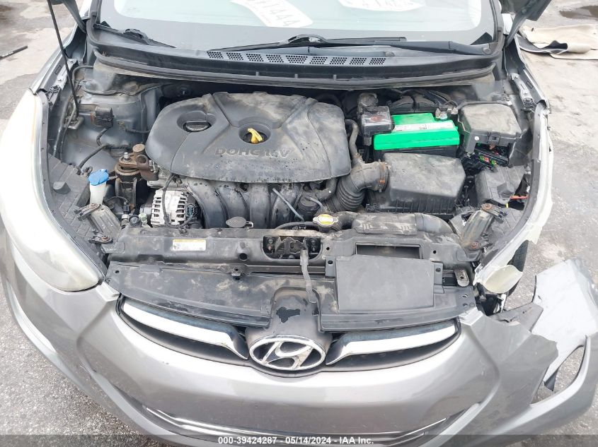 2012 Hyundai Elantra Limited VIN: 5NPDH4AE5CH116779 Lot: 39424287