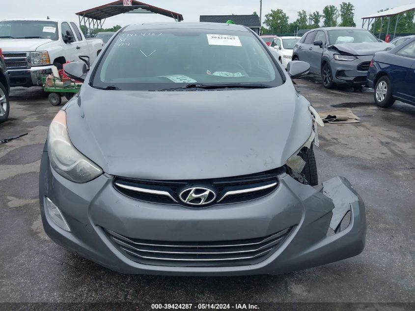 2012 Hyundai Elantra Limited VIN: 5NPDH4AE5CH116779 Lot: 39424287
