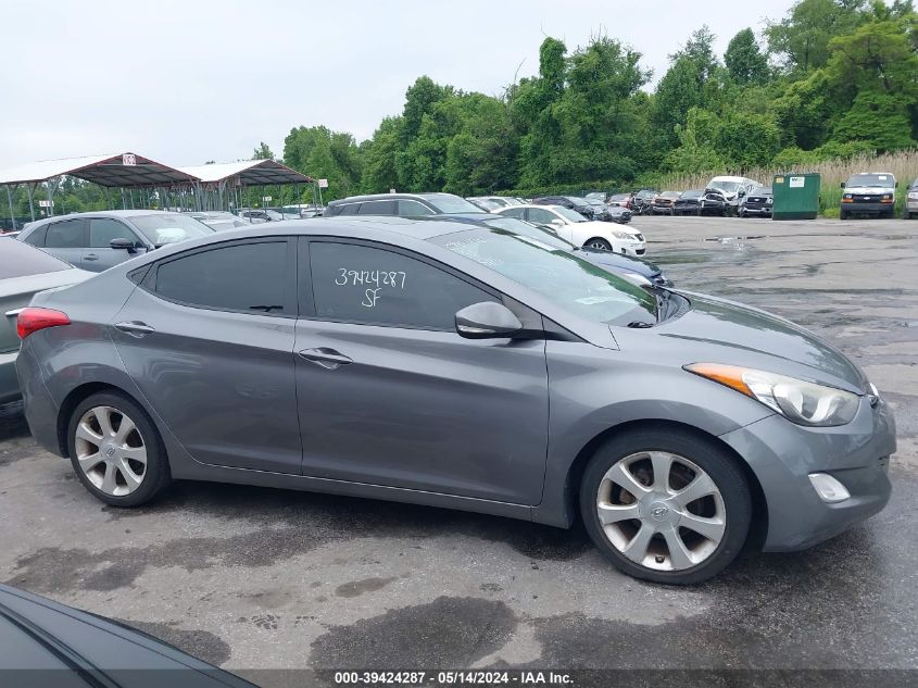 2012 Hyundai Elantra Limited VIN: 5NPDH4AE5CH116779 Lot: 39424287