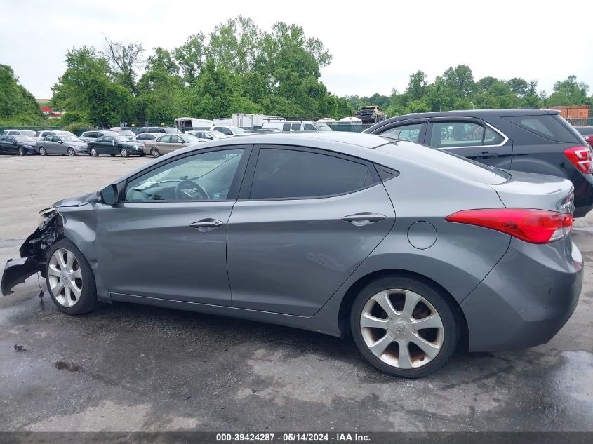 2012 Hyundai Elantra Limited VIN: 5NPDH4AE5CH116779 Lot: 39424287