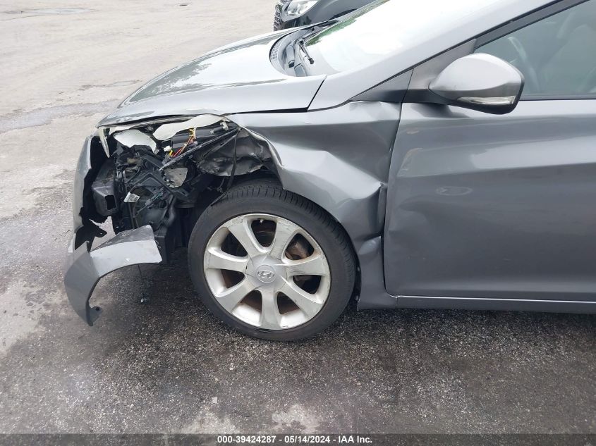 2012 Hyundai Elantra Limited VIN: 5NPDH4AE5CH116779 Lot: 39424287