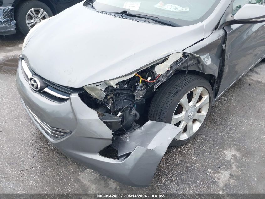 2012 Hyundai Elantra Limited VIN: 5NPDH4AE5CH116779 Lot: 39424287