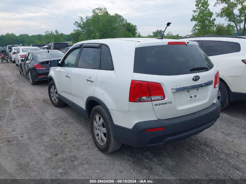 2012 Kia Sorento Lx VIN: 5XYKT3A12CG224796 Lot: 39424305