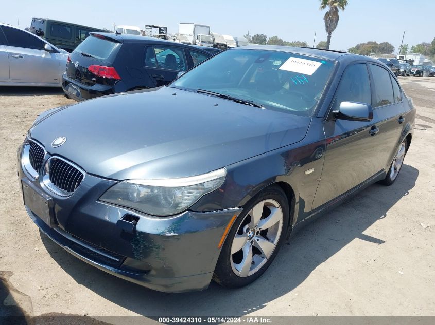 2008 BMW 528I VIN: WBANU53548CT05944 Lot: 39424310