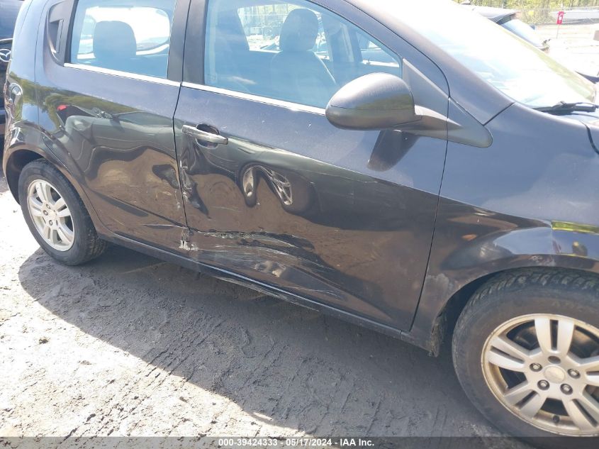 2013 Chevrolet Sonic Lt VIN: 1G1JC6SGXD4235232 Lot: 39424333