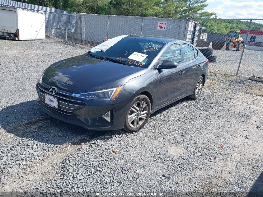 2020 Hyundai Elantra Sel VIN: 5NPD84LF2LH627548 Lot: 39424338