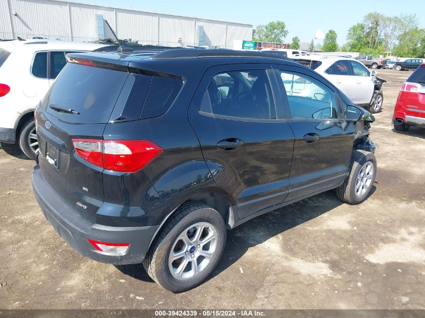 2020 Ford Ecosport Se VIN: MAJ6S3GL0LC392962 Lot: 39424339