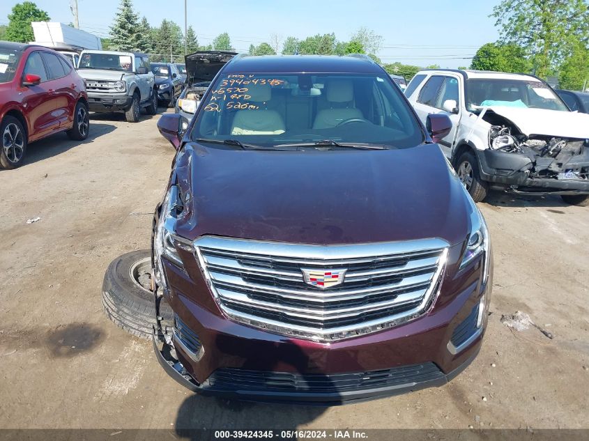 2018 Cadillac Xt5 Standard VIN: 1GYKNARS2JZ145570 Lot: 39424345