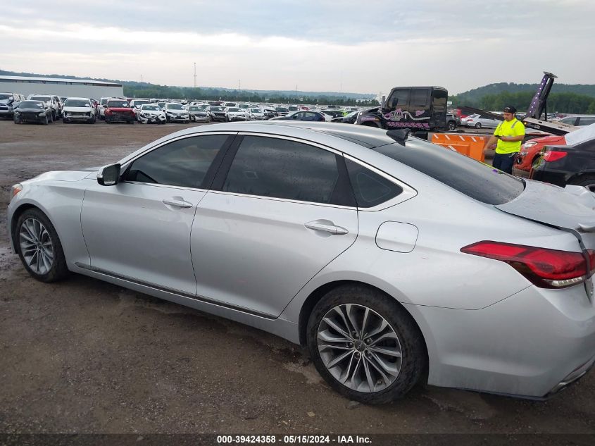 2015 Hyundai Genesis 3.8 VIN: KMHGN4JE6FU094268 Lot: 39424358