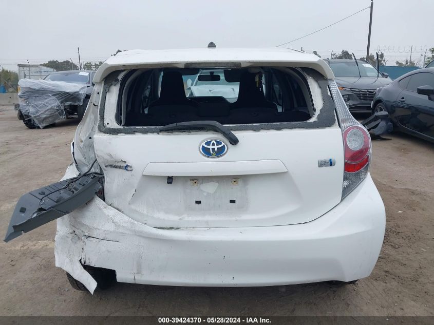 2012 Toyota Prius C One VIN: JTDKDTB38C1515963 Lot: 39424370