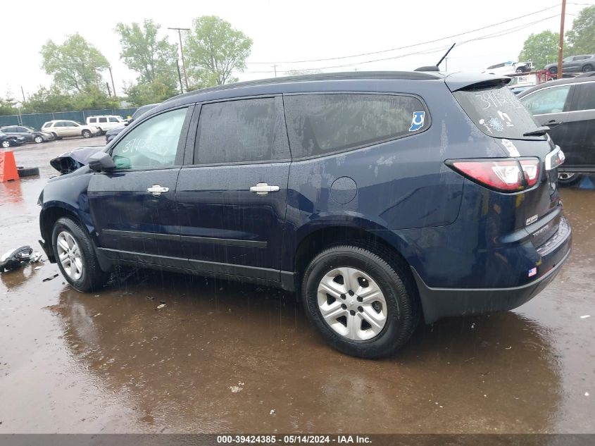 2017 Chevrolet Traverse Ls VIN: 1GNKRFEDXHJ210518 Lot: 39424385