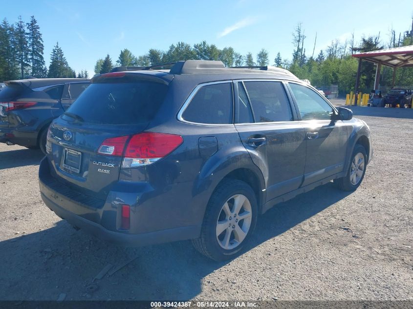 2013 Subaru Outback 2.5I Premium VIN: 4S4BRBCC0D3263301 Lot: 39424387