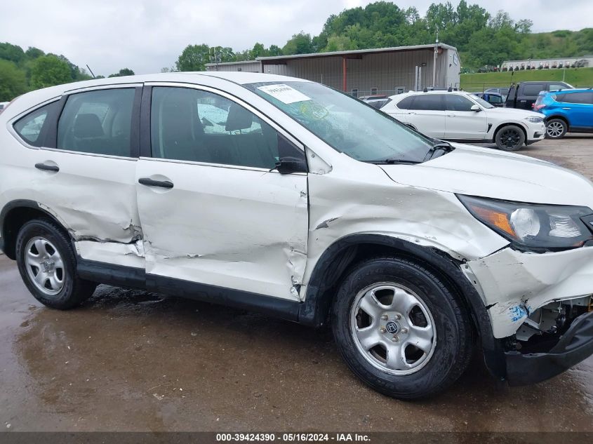 2014 Honda Cr-V Lx VIN: 5J6RM4H3XEL028762 Lot: 39424390