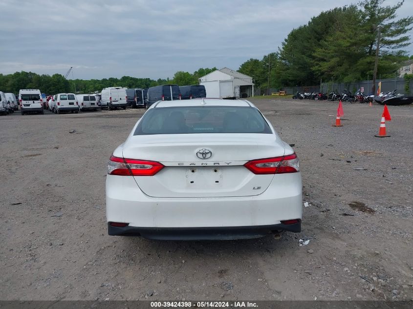 2020 Toyota Camry Le VIN: 4T1L11AK0LU916895 Lot: 39424398