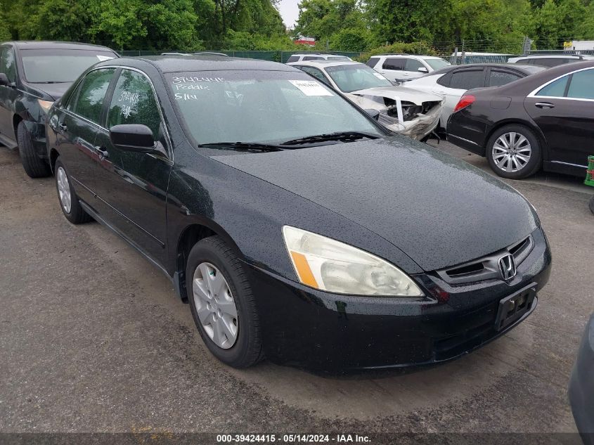 2003 Honda Accord 2.4 Lx VIN: 1HGCM56453A809244 Lot: 39424415