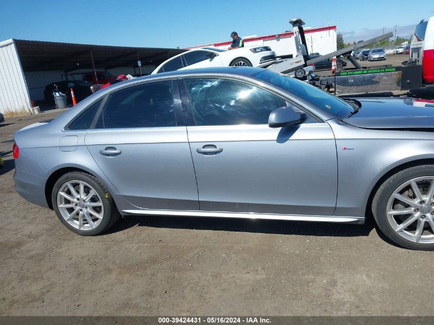 2016 Audi A4 2.0T Premium VIN: WAUFFAFL5GN016396 Lot: 39424431