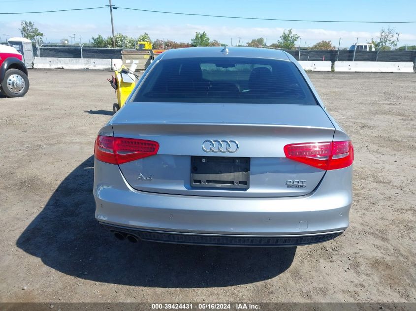 2016 Audi A4 2.0T Premium VIN: WAUFFAFL5GN016396 Lot: 39424431