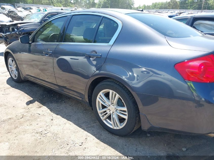 2010 Infiniti G37 Journey VIN: JN1CV6AP5AM204433 Lot: 39424432