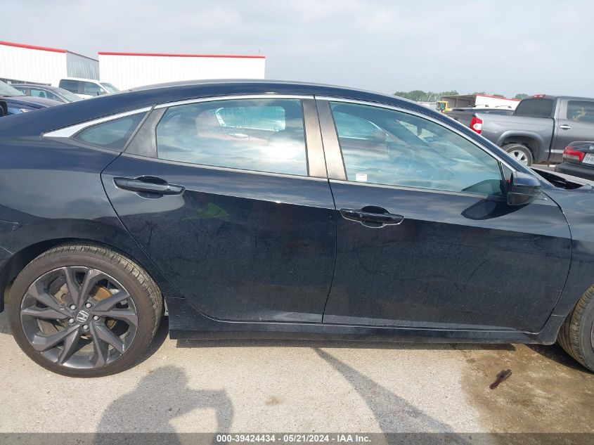2020 Honda Civic Sport VIN: 19XFC2F80LE025373 Lot: 39424434