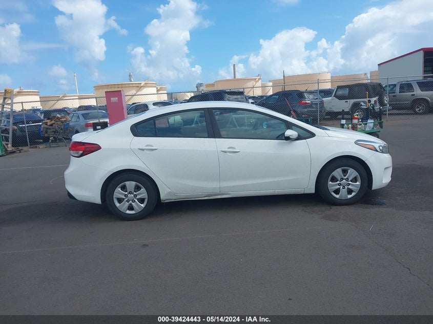 2017 KIA FORTE LX - 3KPFK4A79HE099055