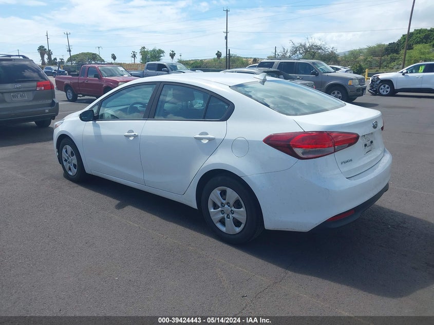 2017 KIA FORTE LX - 3KPFK4A79HE099055