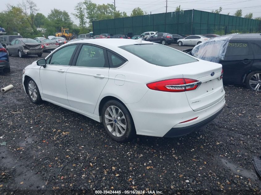 2020 FORD FUSION SE - 3FA6P0HD7LR158892