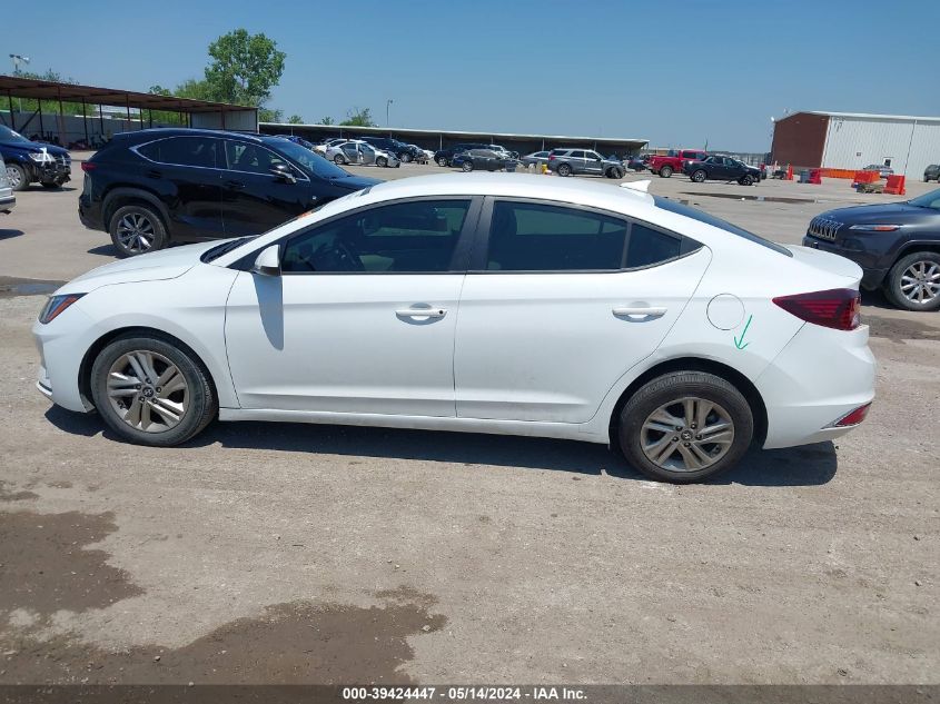 2019 Hyundai Elantra Sel VIN: 5NPD84LF5KH480396 Lot: 39424447