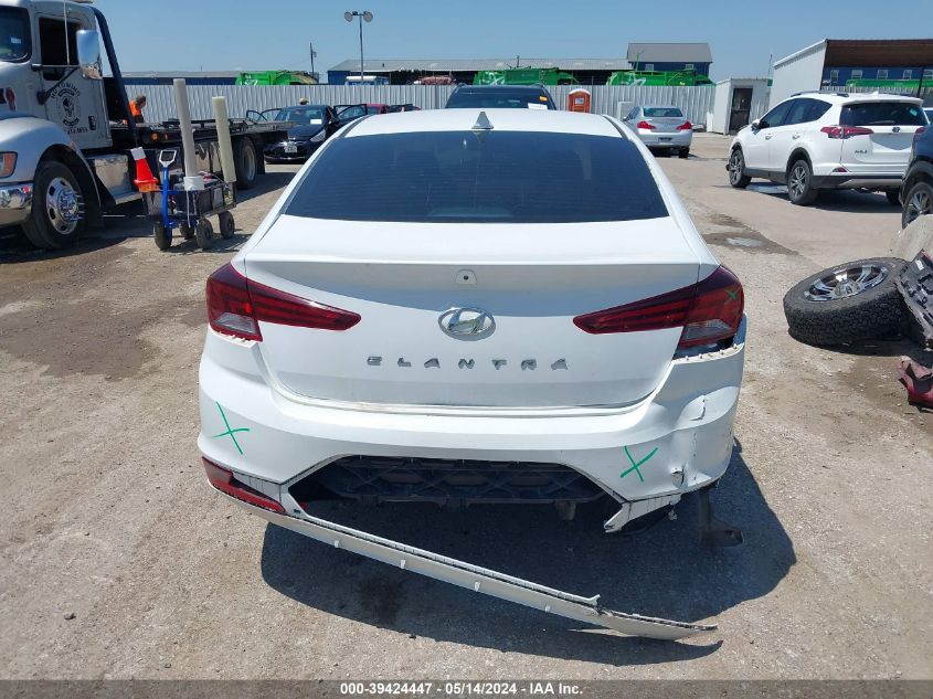 2019 HYUNDAI ELANTRA SEL - 5NPD84LF5KH480396