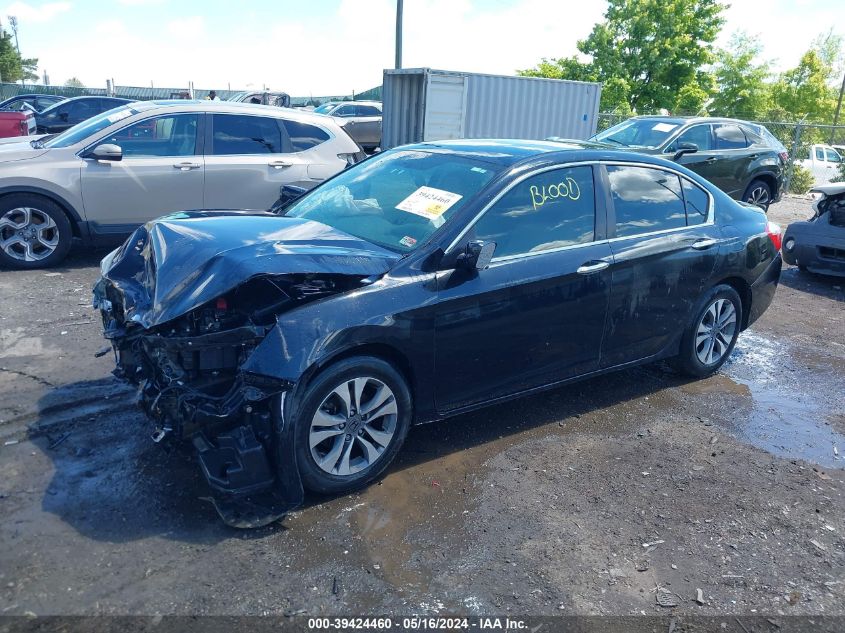 2015 Honda Accord Lx VIN: 1HGCR2F37FA268192 Lot: 39424460