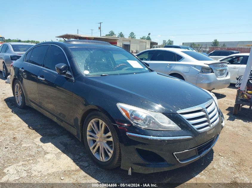 2013 Hyundai Genesis 3.8 VIN: KMHGC4DD7DU257368 Lot: 39424466