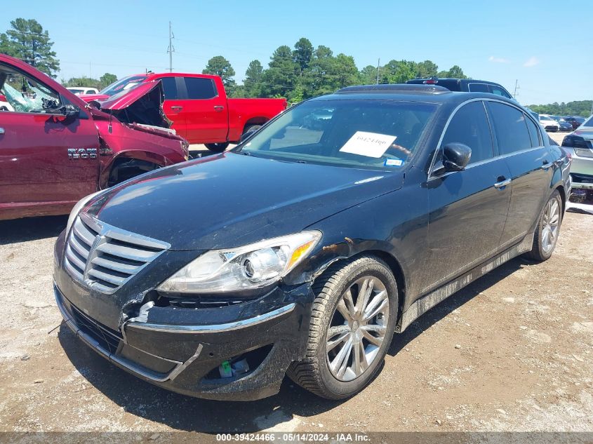 2013 Hyundai Genesis 3.8 VIN: KMHGC4DD7DU257368 Lot: 39424466