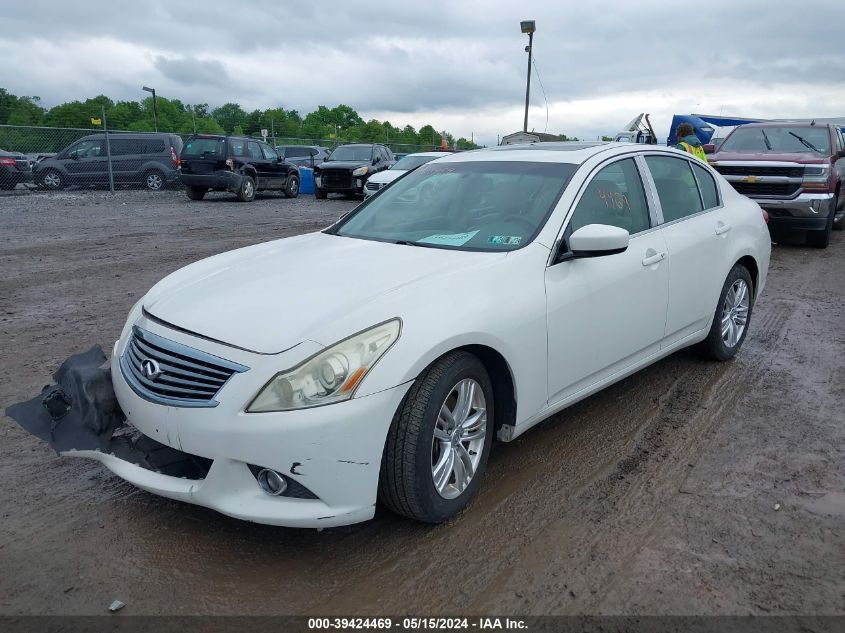 2010 Infiniti G37X VIN: JN1CV6AR8AM452483 Lot: 39424469