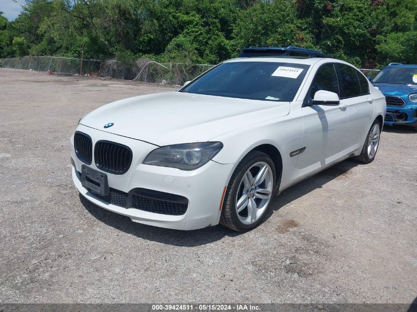 2012 BMW 750I VIN: WBAKA8C56CDS99984 Lot: 39424511