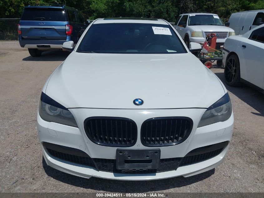 2012 BMW 750I VIN: WBAKA8C56CDS99984 Lot: 39424511