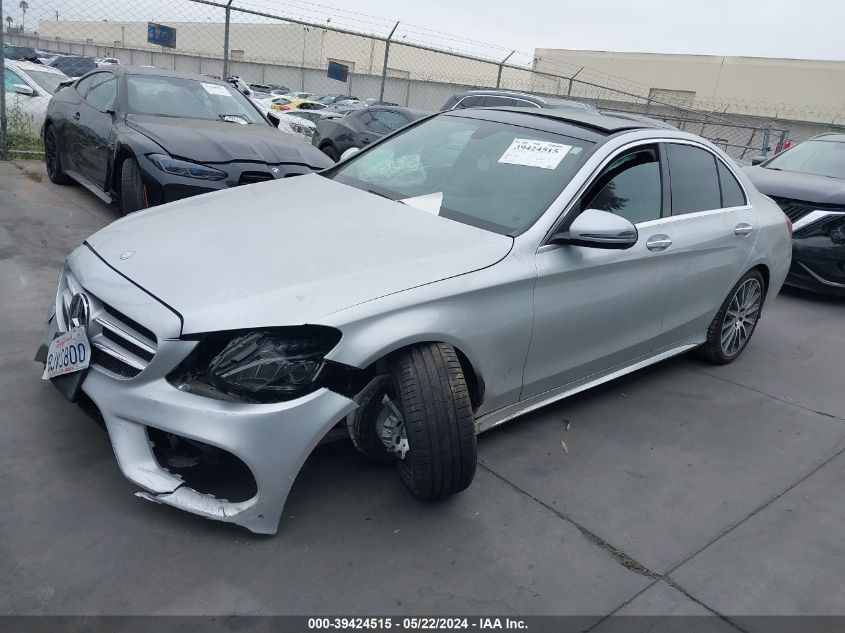 2016 Mercedes-Benz C 300 Luxury/Sport VIN: 55SWF4JB5GU178514 Lot: 39424515