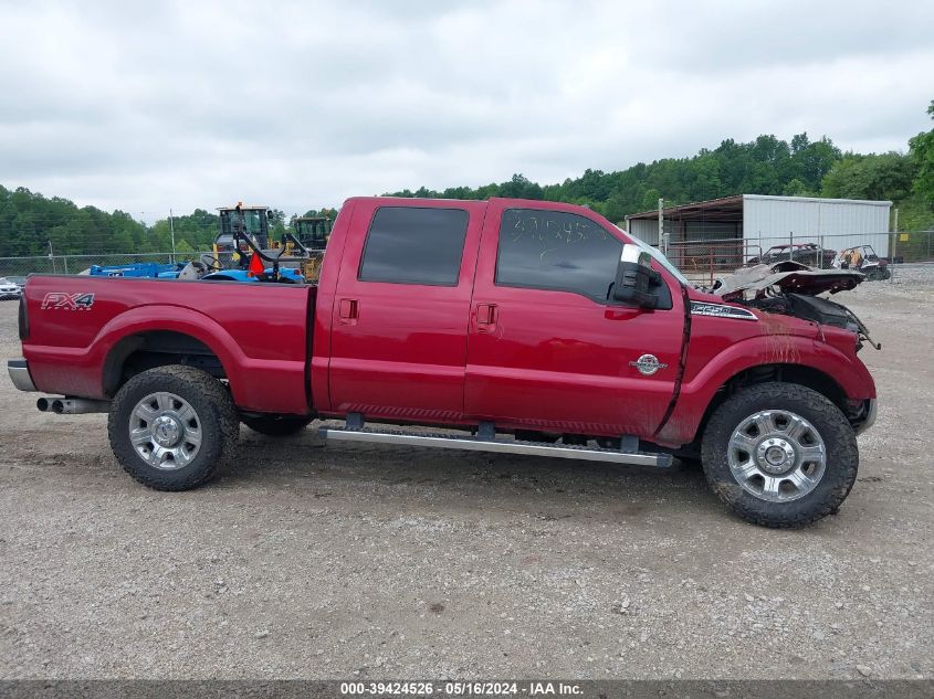 2016 Ford F-250 Lariat VIN: 1FT7W2BT9GEC40600 Lot: 39424526