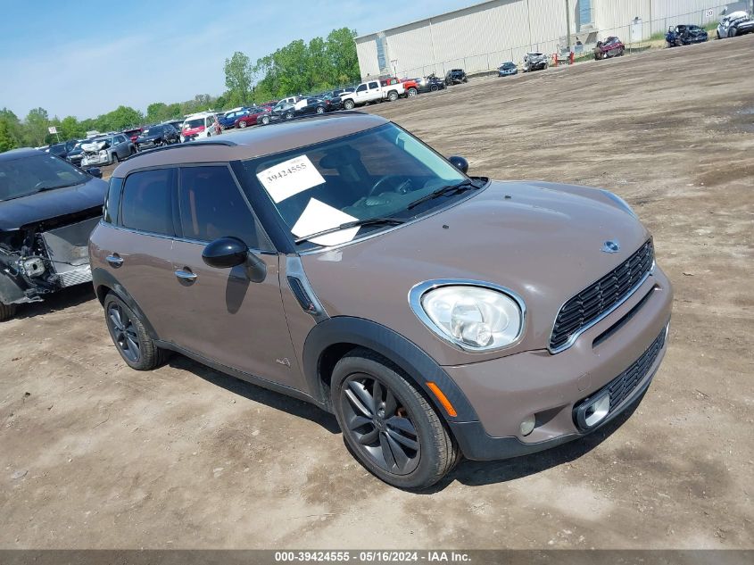 2012 Mini Cooper S Countryman VIN: WMWZC5C5XCWL58448 Lot: 39424555