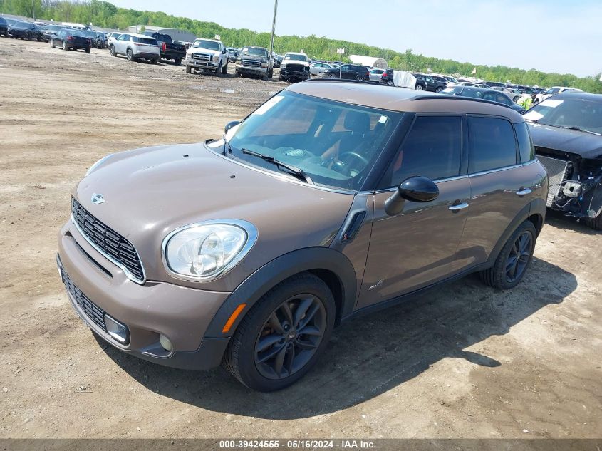 2012 Mini Cooper S Countryman VIN: WMWZC5C5XCWL58448 Lot: 39424555