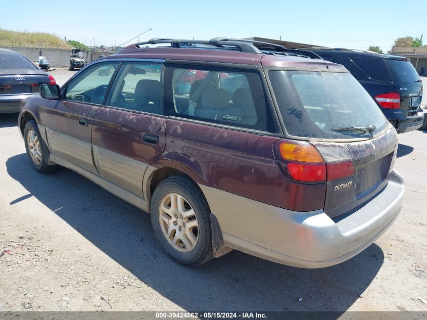 2000 Subaru Outback VIN: 4S3BH6654Y7654171 Lot: 39424562