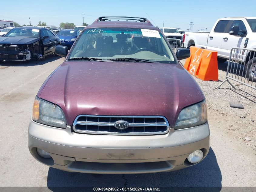 2000 Subaru Outback VIN: 4S3BH6654Y7654171 Lot: 39424562