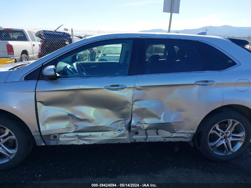 2015 Ford Edge Titanium VIN: 2FMTK4K81FBB31037 Lot: 39424594