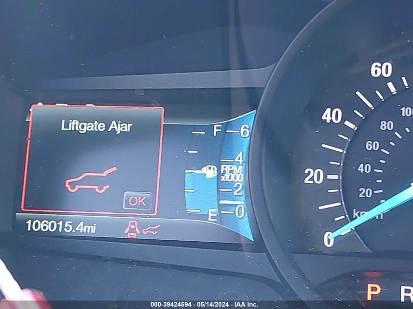 2015 Ford Edge Titanium VIN: 2FMTK4K81FBB31037 Lot: 39424594