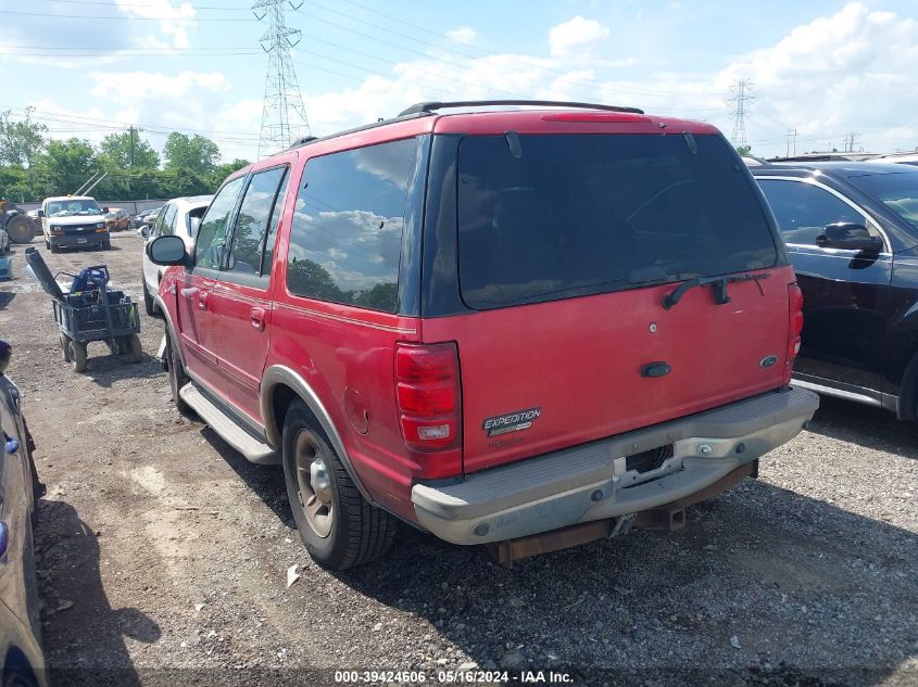 2002 Ford Expedition Eddie Bauer VIN: 1FMEU17L72LA03636 Lot: 39424606