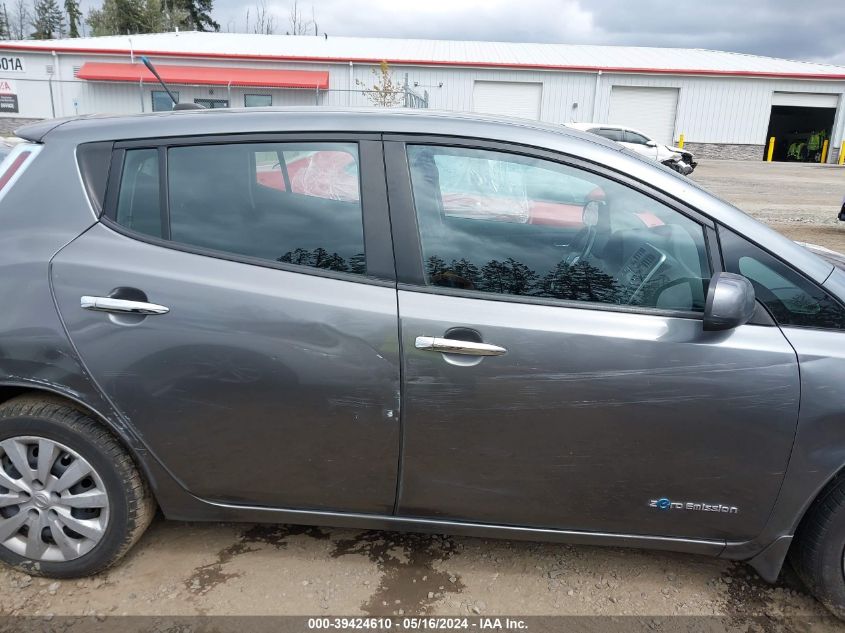 2014 Nissan Leaf S VIN: 1N4AZ0CP1EC330423 Lot: 39424610