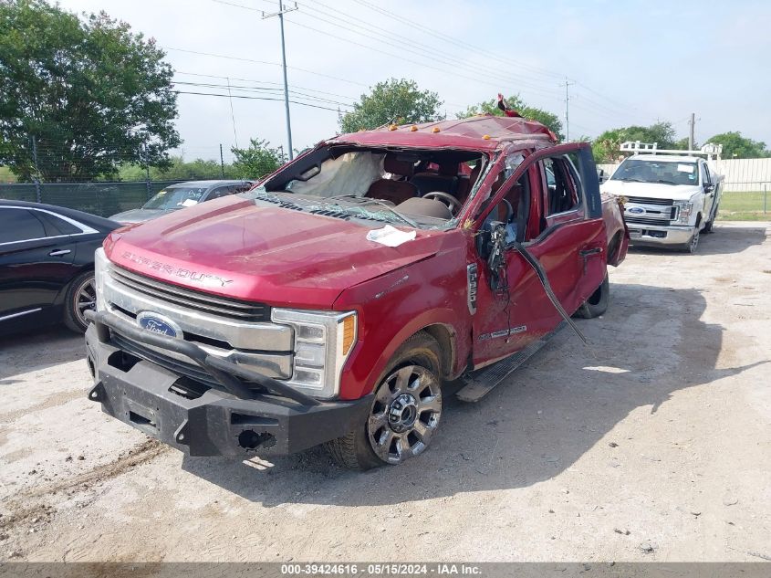 2019 Ford F-350 King Ranch VIN: 1FT8W3BT4KED09504 Lot: 39424616