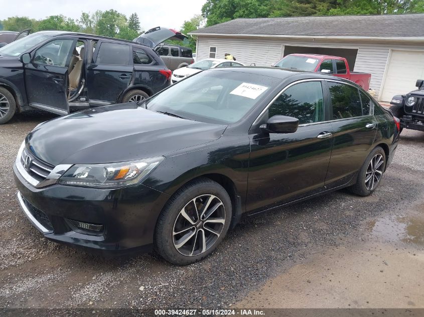 2014 Honda Accord Lx VIN: 1HGCR2F37EA238771 Lot: 39424627