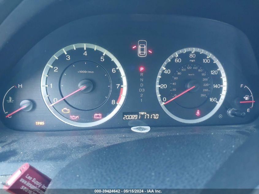 2010 Honda Accord 2.4 Ex VIN: 1HGCP2F72AA008431 Lot: 39424642