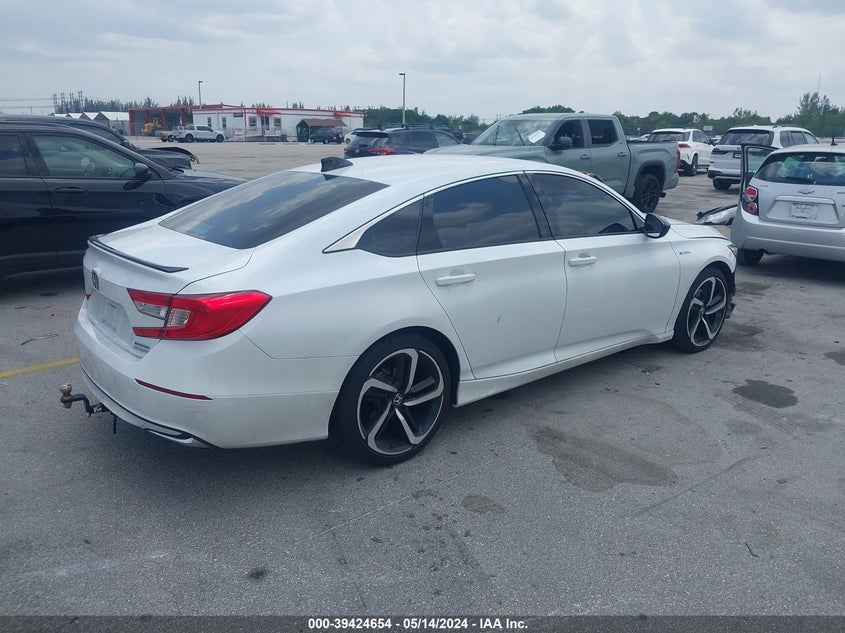 VIN 1HGCV3F2XNA043241 2022 HONDA ACCORD HYBRID SPORT